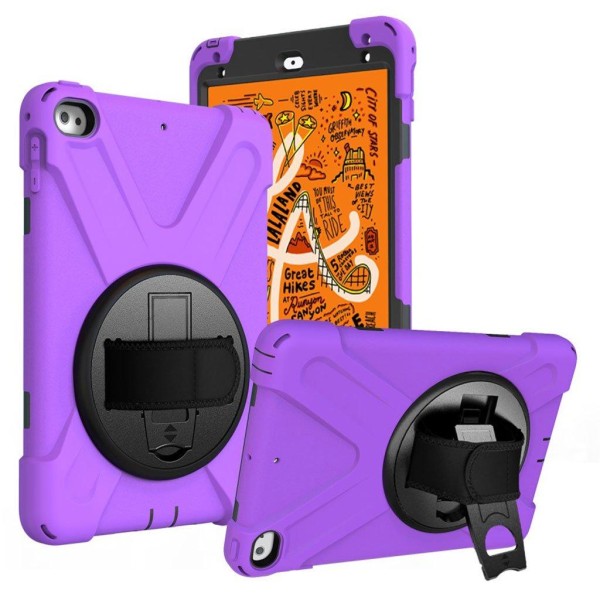 iPad Mini (2019) X-Shape durable hybrid case - Purple Purple