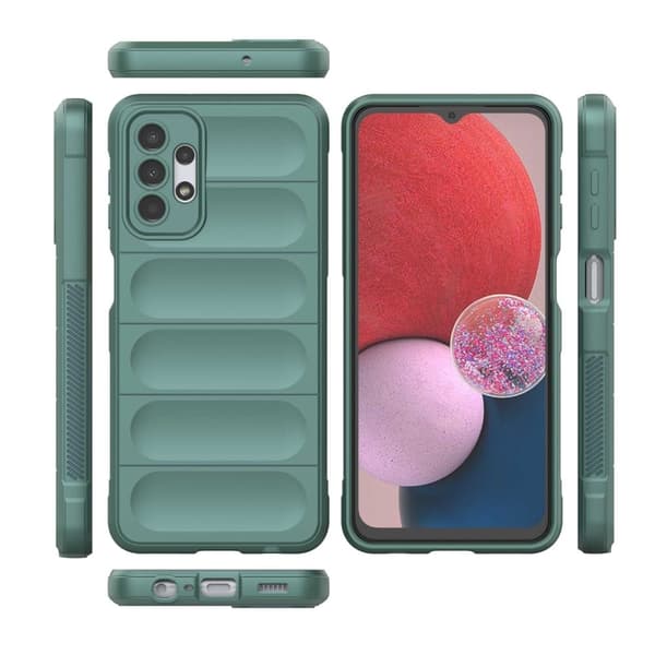 Deksel med mykt grep for Samsung Galaxy A13 4G - Grønn Green