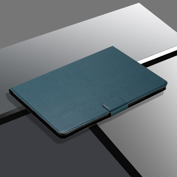 Samsung Galaxy Tab S7 yksinkertainen nahkainen kotelo - Tummanvihreä Green
