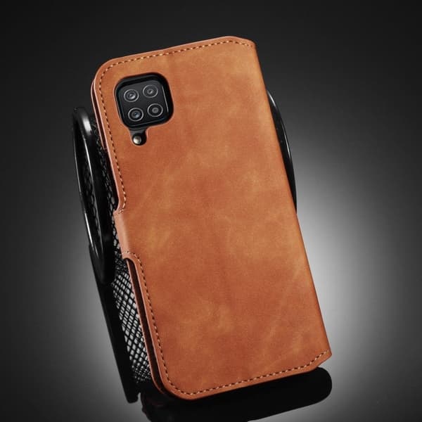 DG.MING Samsung Galaxy A12 5G retrokuoret - Ruskea Brown