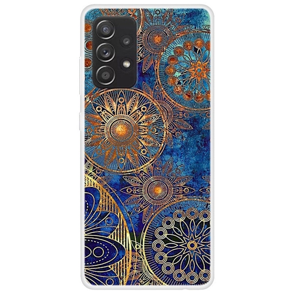 Deco Samsung Galaxy A33 5G kotelot - Kultainen Kukka Gold