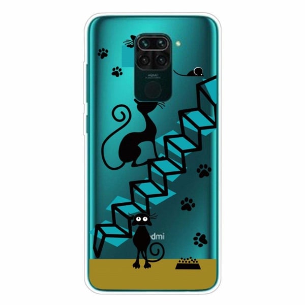 Deco Xiaomi Redmi Note 9 Cover - Katte Fodaftryk Black