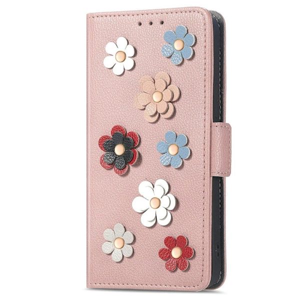 Mandala Samsung Galaxy S23 Plus Flip Fodral - Roséguld Rosa