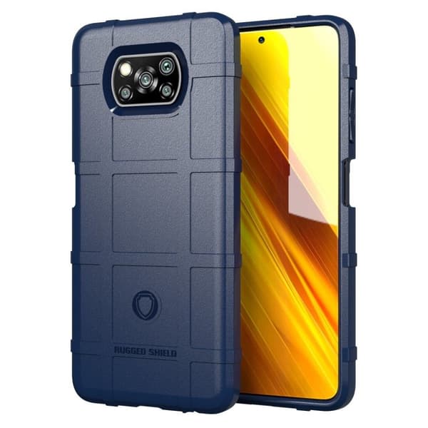 Rugged Shield Suojakotelo Xiaomi Poco X3 / Poco X3 Nfc - Sininen Blue