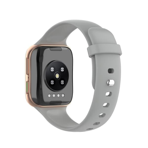 Oppo Watch (41mm) simple silikone rem - grå Silver grey