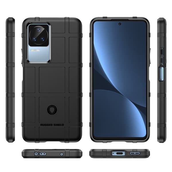 Rugged Shield Xiaomi Redmi K50 / Xiaomi Redmi K50 Pro cover - Sort Black