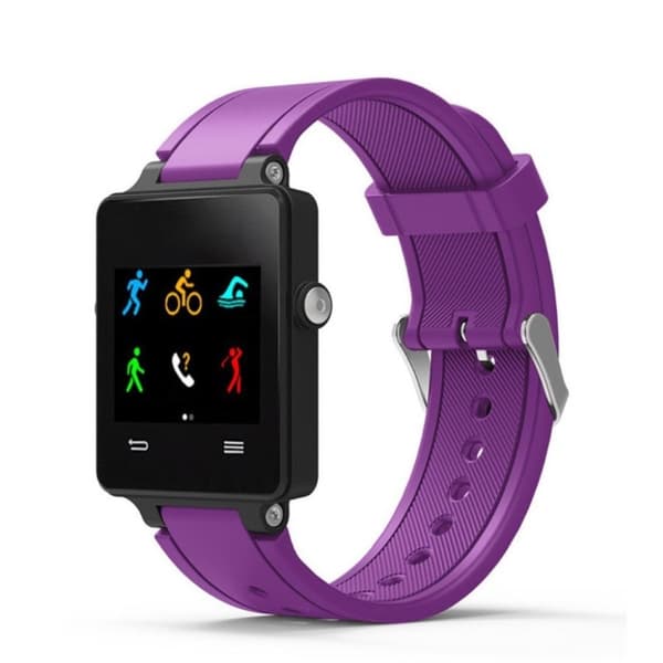 Garmin Vivoactive Acetate silikone Urrem - Mørkelilla Purple