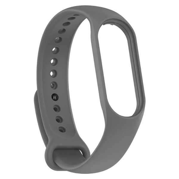 Xiaomi Mi Band 7 / 6 / 5 enkel klokkerem - Mørkegrå Silver grey