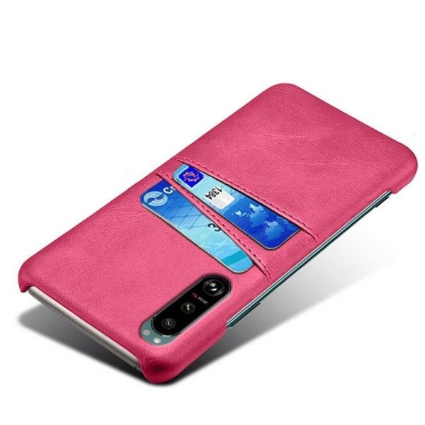 Dual Card case Sony Xperia 5 III - Rose Pink