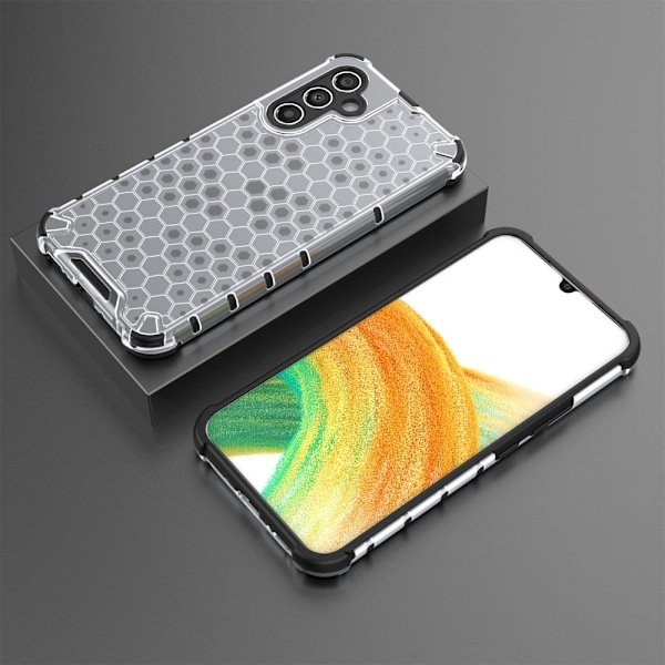 Bofink Honeycomb Samsung Galaxy A54 skal - Silver/Grå Silvergrå
