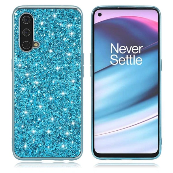 Glitter OnePlus Nord CE 5G Suojakotelo - Sininen Blue