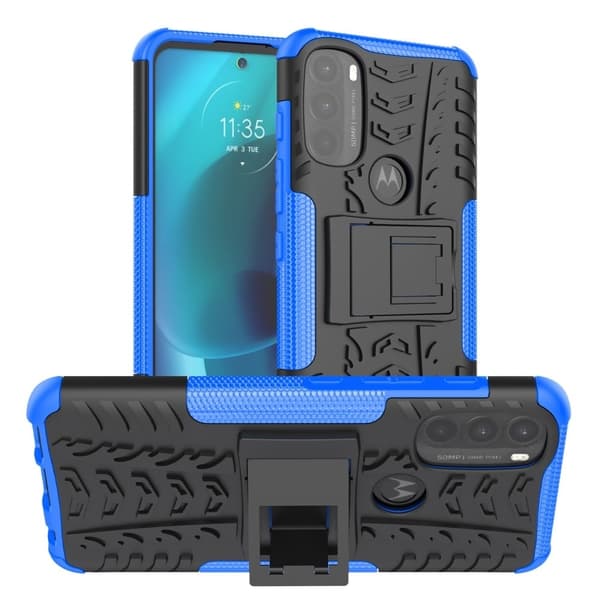 Offroad Motorola Moto G71 5G cover - Blå Blue