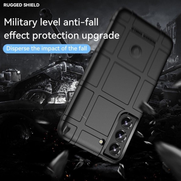 Rugged Shield Suojakotelo Samsung Galaxy S22 - Musta Black