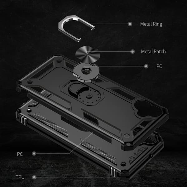 Bofink Combat Samsung Galaxy A05 deksel - Svart Black