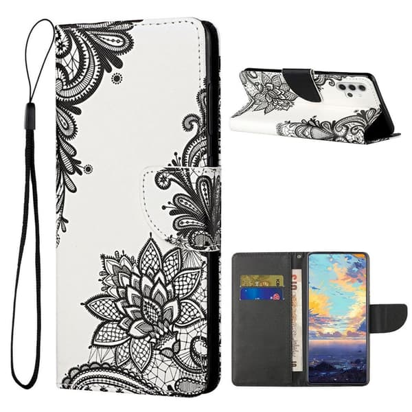Wonderland Samsung Galaxy A32 fodral -Vit Vit