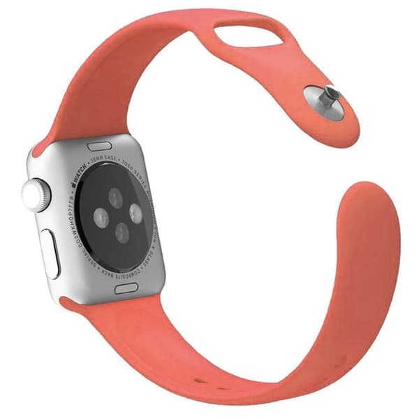 Apple Watch Series 8 (41 mm) silikonrem (Størrelse: S / M) - Vannmelonsrødt Red