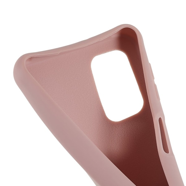 Tunt TPU-fodral med matt yta och justerbar rem för Samsung Galaxy A04s / A13 5G - Mörkrosa Rosa