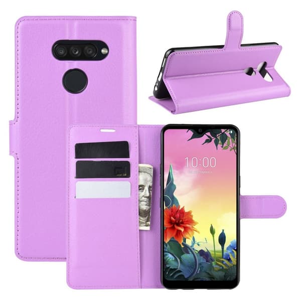Classic LG K50S etui – Lilla Purple