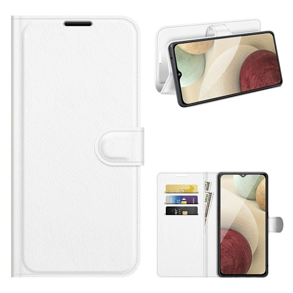Classic Samsung Galaxy A22 4G flip etui - Hvit White