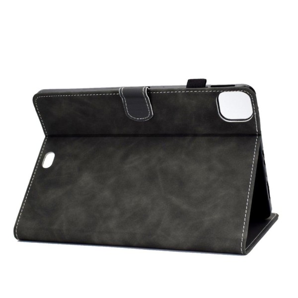 Ensfarvet tablet-beskyttelsesskal i læder iPad Pro 11-tommer (20 Black