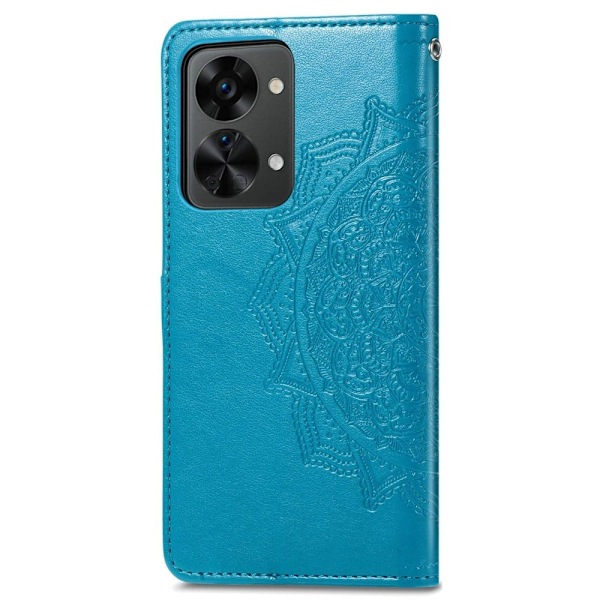 Mandala läder OnePlus Nord 2T fodral - Blå Blå
