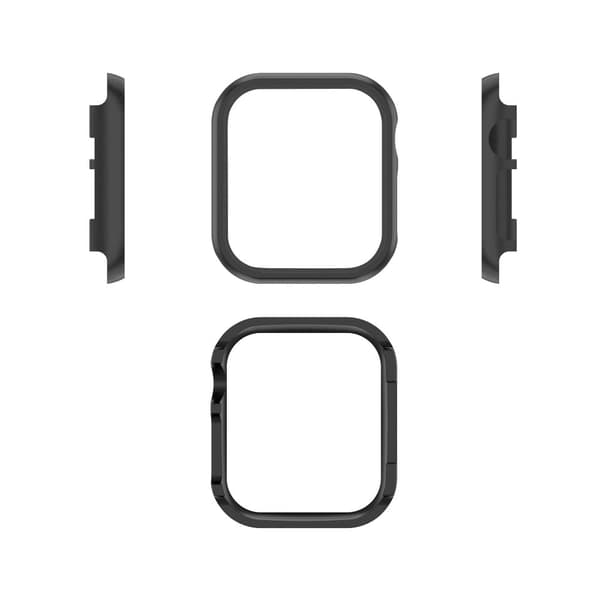 Apple Watch (45 mm) deksel i aluminiumslegering - Svart Transparent