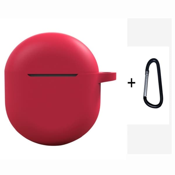 OnePlus Buds kestävä silikonikotelo - Viininpunainen Red