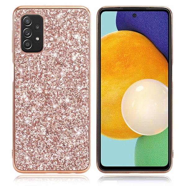 Glitter Samsung Galaxy A32 5G skal - Rosa Rosa