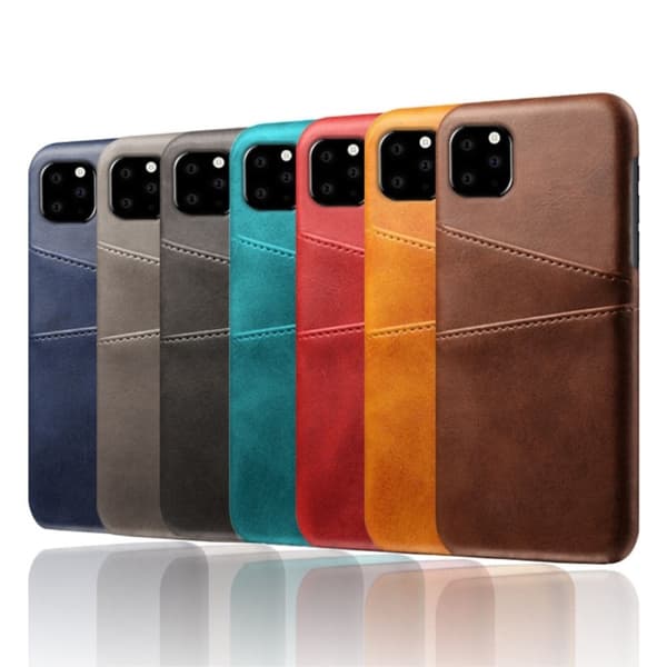 Dual Card iPhone 11 Pro Max deksel - Svart Black