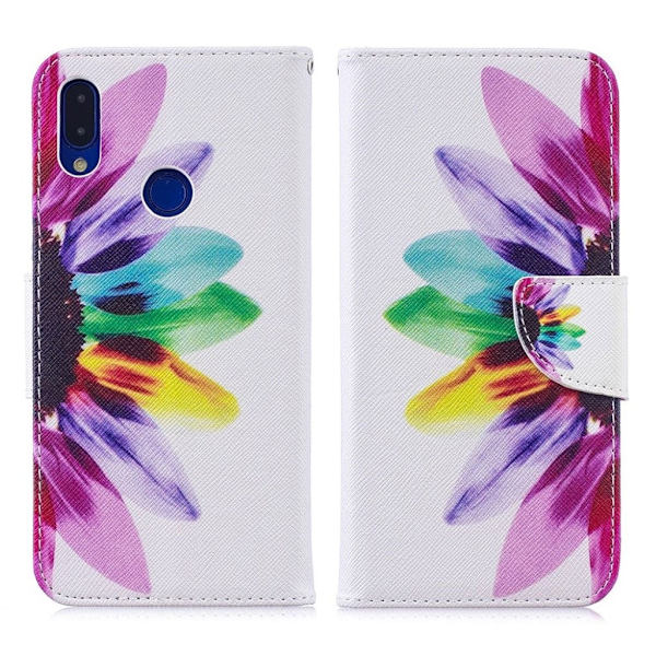 Wonderland Xiaomi Redmi Note 7 / Note 7S etui – Kronblademønster Multicolor