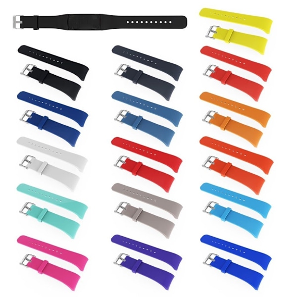 Samsung Gear Fit2 Pro Silicone erstatningsrem - Sort Black