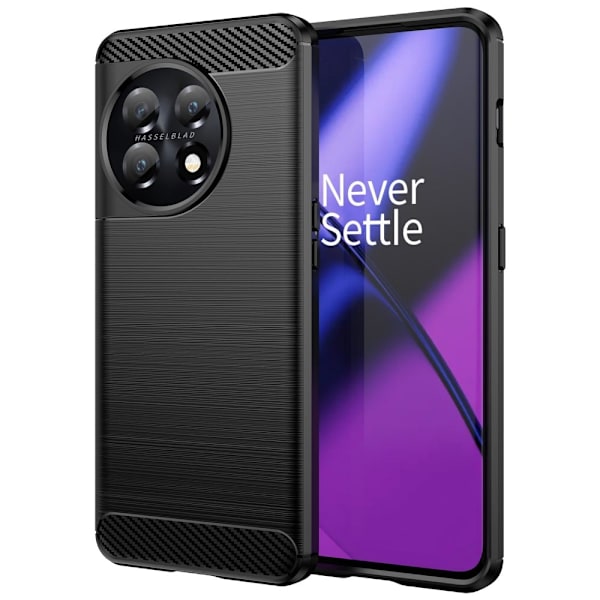 Carbon Flex Suojakotelo OnePlus 11 - Musta Black