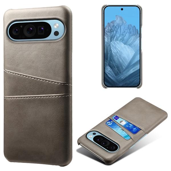 Dual Card Google Pixel 9 deksel - Grå Silver grey