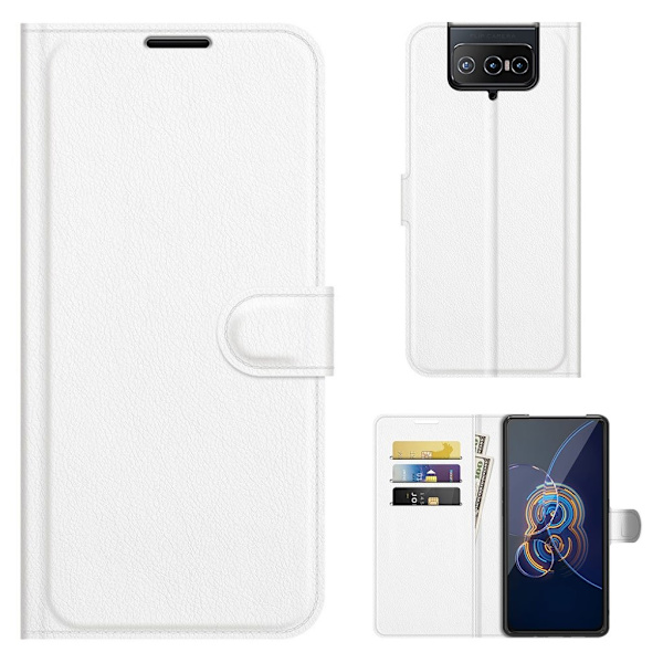 Classic Asus Zenfone 8 Flip flip etui - Hvit White