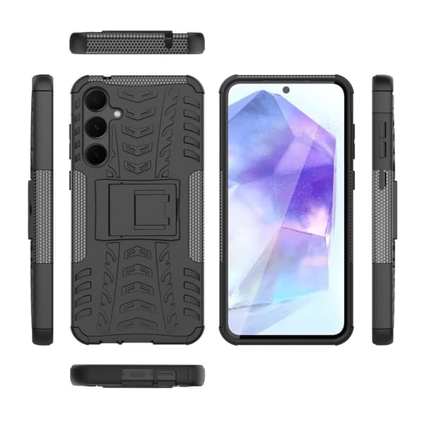 Offroad Samsung Galaxy A55 kotelot - Musta Black