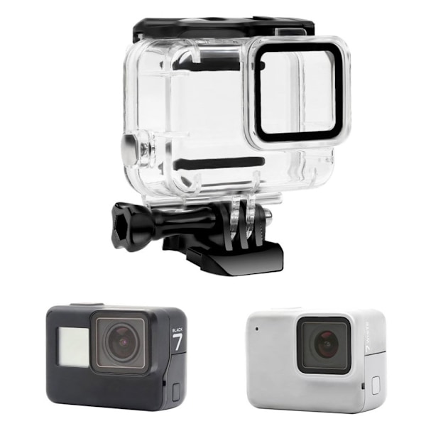 GoPro HERO7 valkoinen/hopea 30m vedenpitävä kotelo Silver grey