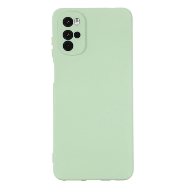 Matte Liquid Silikone Cover til Motorola Moto G22 - Grøn Green