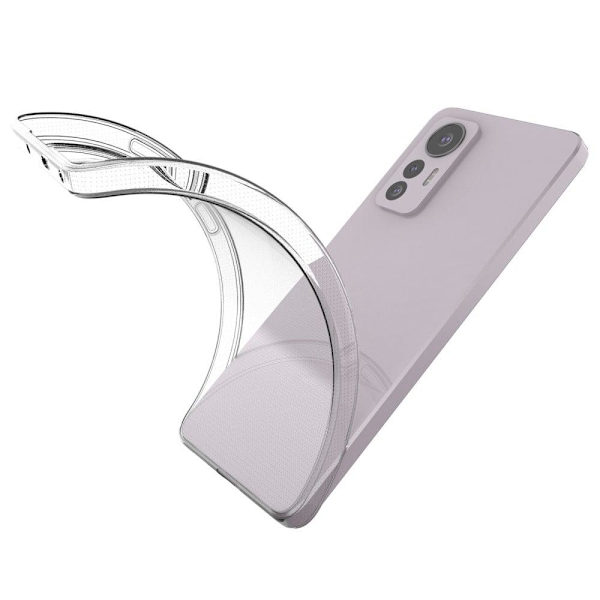 Pehmeä kahva muotoiltu kuori Xiaomi 12 Lite - Läpinäkyvä Transparent