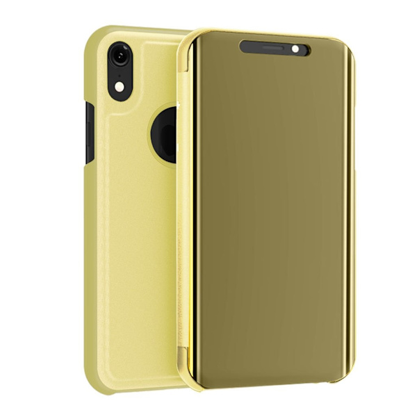 Mirror etui til iPhone Xs Max - Guld Gold