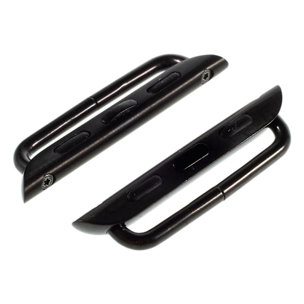 Erstatningshængsler til Apple Watch 38mm - Sort Black