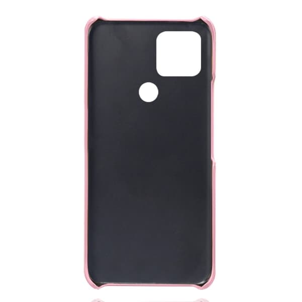 Google Pixel 5a skal med korthållare - Rosa Rosa