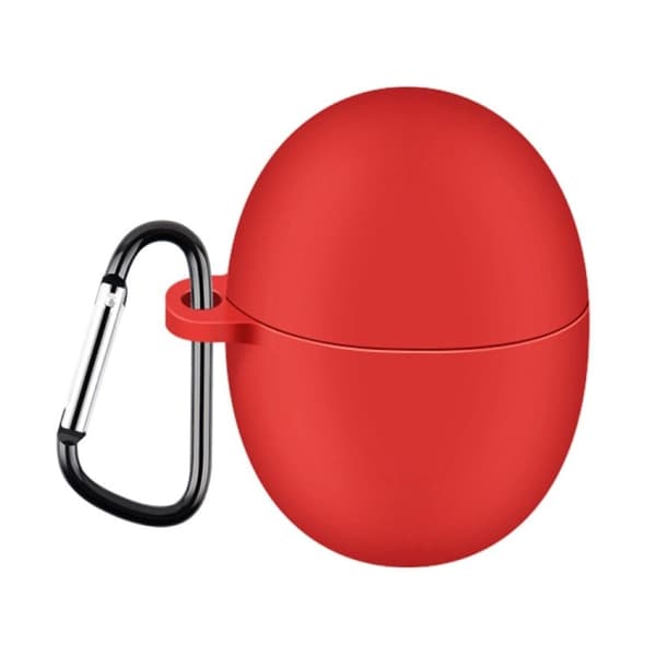 Huawei FreeBuds 5 silikoneovertræk med krog - Rød Red