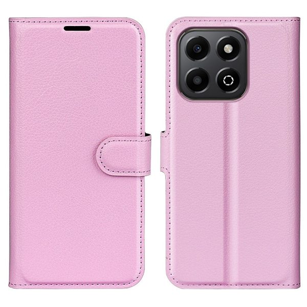 Klassisk Honor X6b flip etui - Lyserød Pink