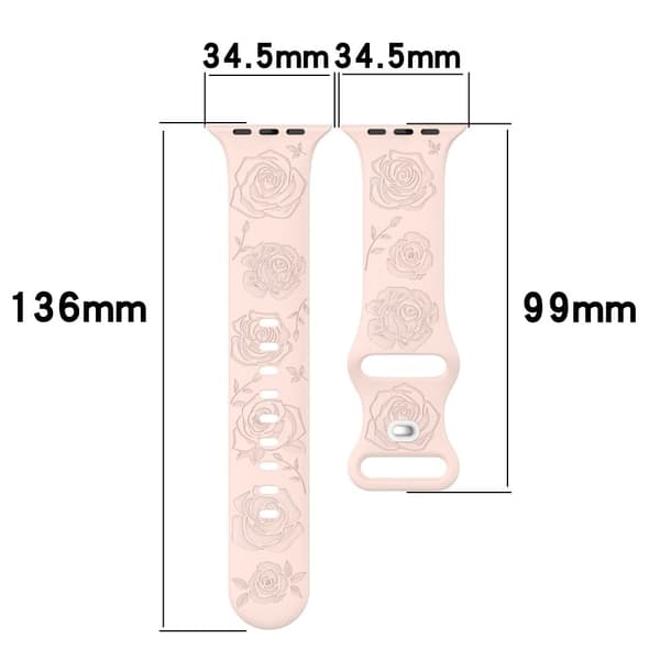 Apple Watch 49mm / 45mm / 44mm / 42mm silikonihihna - Maito Tee Brown