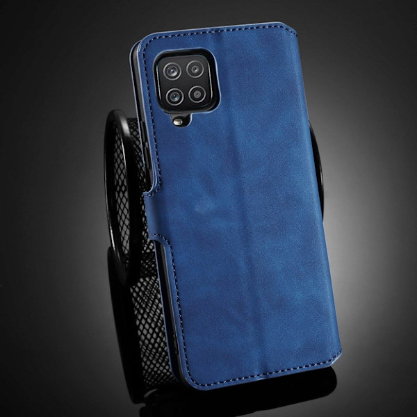 DG.Ming Samsung Galaxy A12 5G Retro Etui - Blå Blue