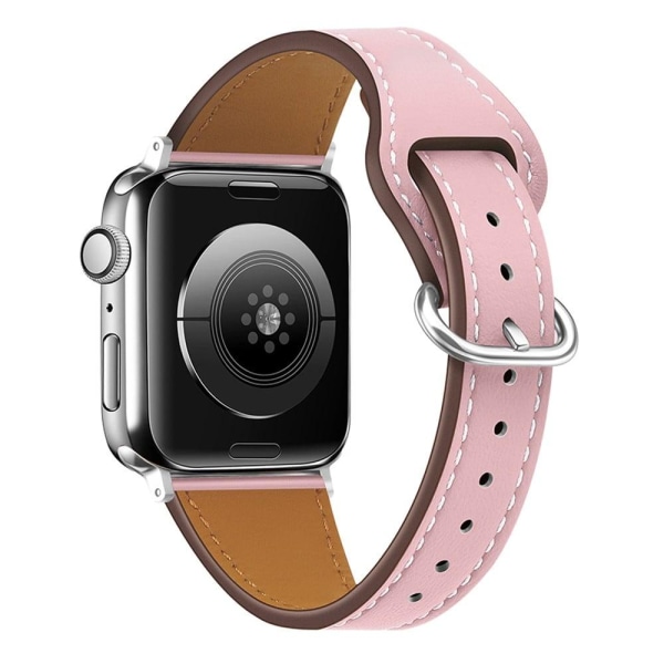 Apple Watch Series 8 (45mm) / Watch Ultra genuine leather watch Pink