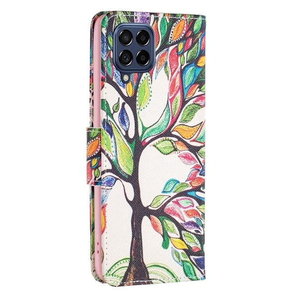 Wonderland Samsung Galaxy M53 5G flip kuoret - Elämän Puu Multicolor