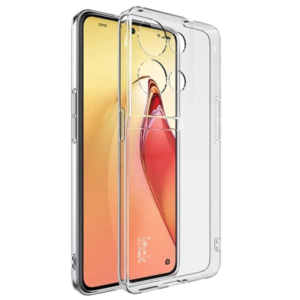 Imak UX-5-deksel for Oppo Reno8 Pro Plus - Gjennomsiktig Transparent