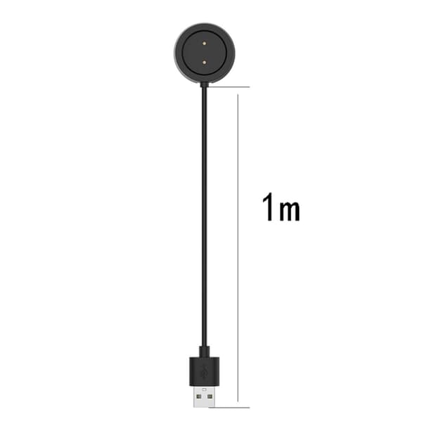 Amazfit T-Rex / GTR / GTS USB magnetisk laddningskabel Svart