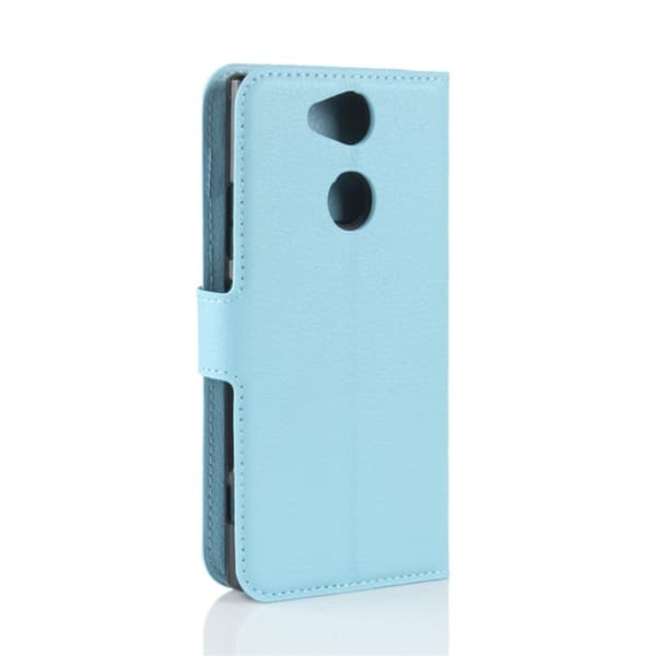 Klassisk Sony Xperia XA2 flip etui - Babyblå Blue
